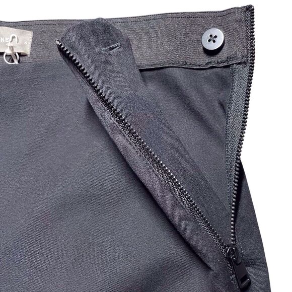 NWT Everlane The Bi-Stretch Work Pant Women's Size 6 Black Ankle Size Zip - Picture 7 of 16